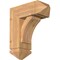 Ekena Millwork Thorton Arts and Crafts Smooth Bracket w/ Offset Brace, Western Red Cedar, 7 1/2"W x 18"D x 22"H BKT0806X18X22THR03SWR - alternate 1